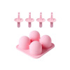 Spot 4 Stroke Silicone ice cream molds Summer homemade DIY pops up pops up popscel mold ice grid popsicle box