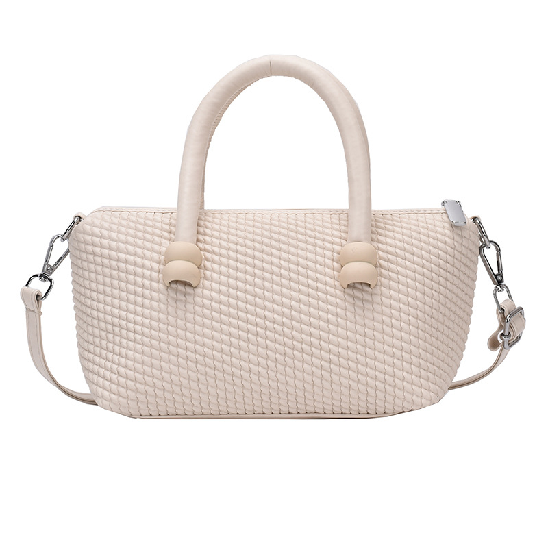 Bolso de moda coreana 2025 verano nuevo estilo bolso de hombro tejido bolso de mensajero retro casual mujer