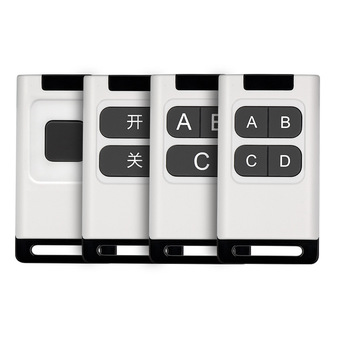 新款直板四键新对拷无线遥控器  车库门滚动码面对面RF拷贝遥控器