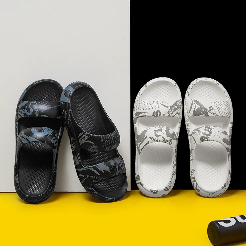 Тапочки мужские и женские, национальная Мода, противоскользящие домашние, для ванной комнаты, с толстой подошвой, пара, уличные повседневные пляжные Тапочки