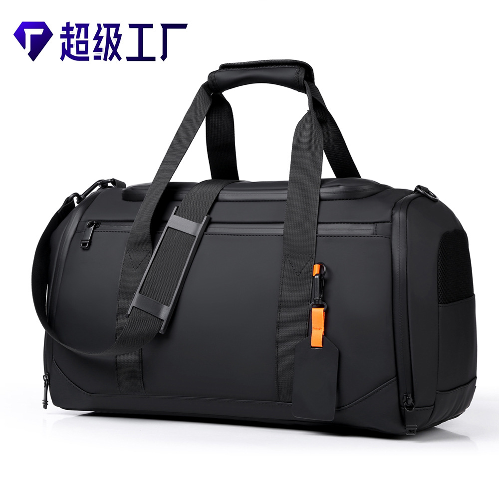 Travel Bag Cross-Border New Short-Distance Handbag Wet and Dry Fitness Bag Large Capacity Luggage Bag with Shoe Compartment Manufacturer