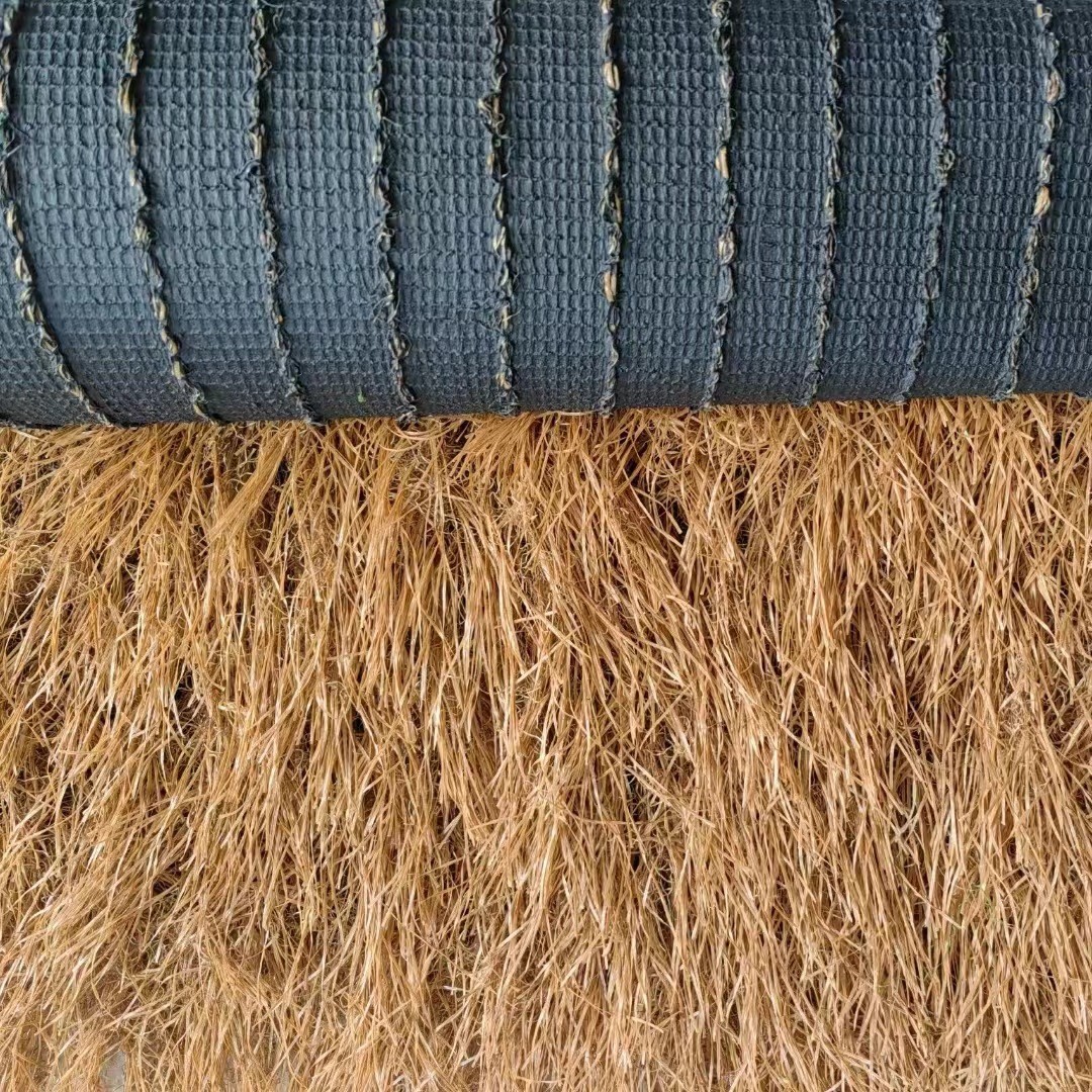 Simulación de paja paja techo techo techo pabellón exterior retardante de llama decoración artificial paja artificial hierba falsa