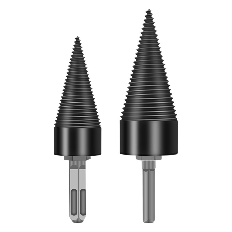 Taladro de división de madera de división artefacto rápido automático de madera máquina de división para taladro eléctrico división de madera gran broca