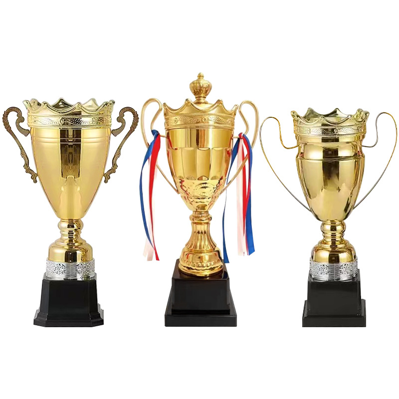 Nuevo trofeo de metal competencia competitiva trofeo creativo estudiante niños entrenamiento fútbol baloncesto deportes Medalla impresión