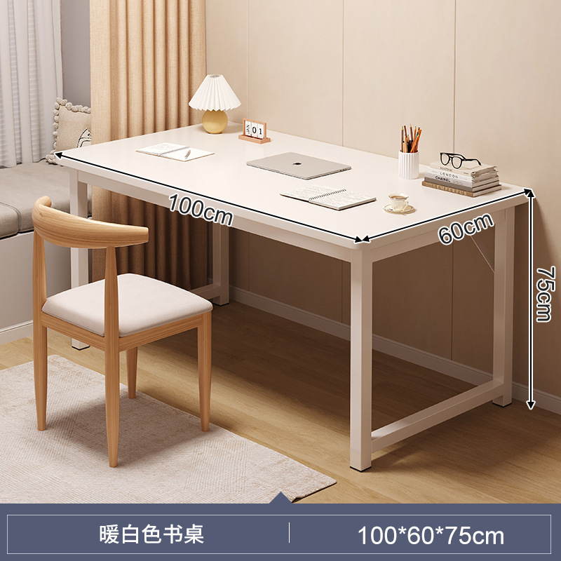 Escritorio de computadora, dormitorio, oficina en casa, escritorio de oficina, banco de trabajo simple, escritorio de estudio para estudiantes, estantería, escritorio integrado