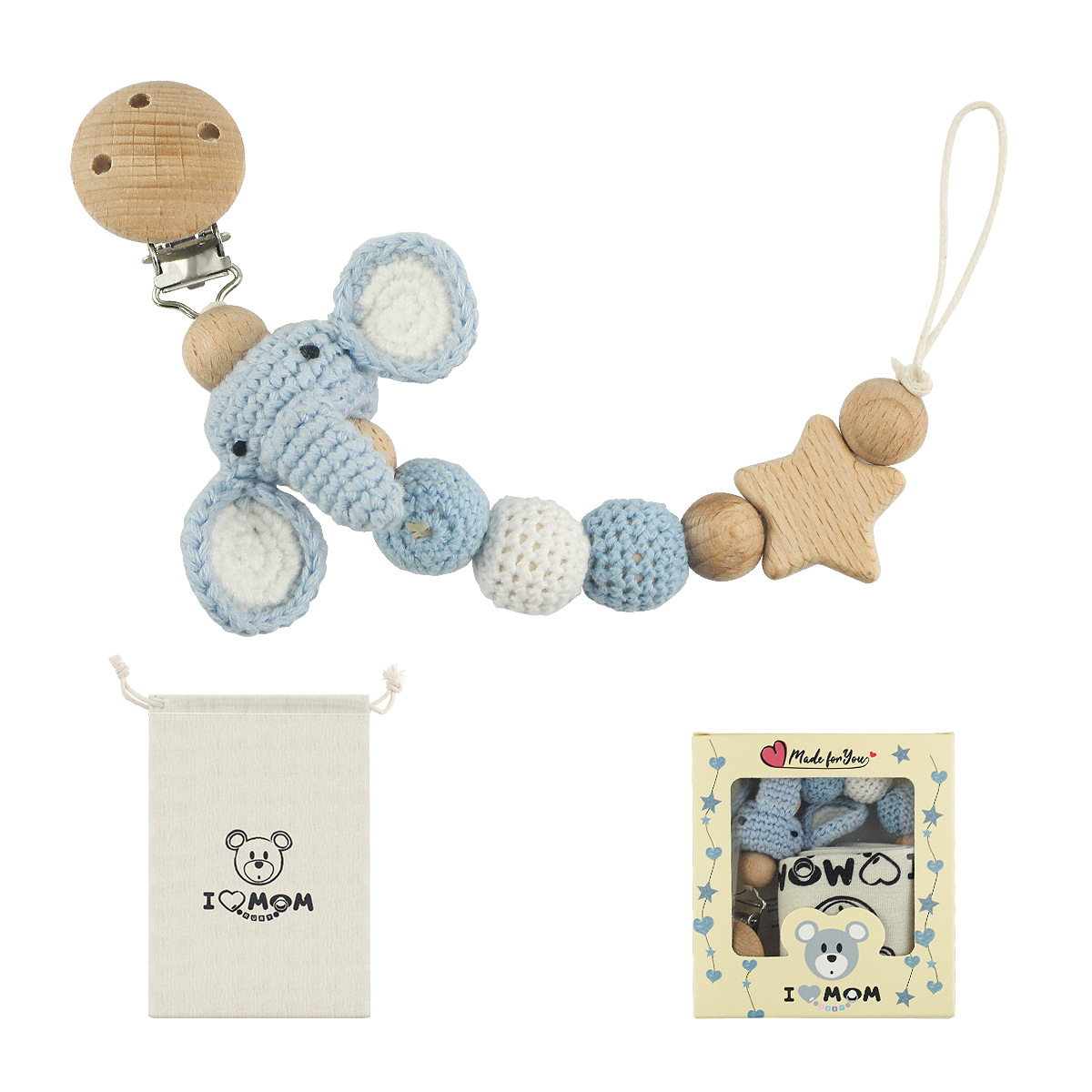 Pacifier chain# elephant