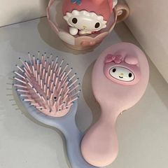 卡通可愛kt氣囊梳子美樂蒂玉桂狗氣墊梳軟妹便攜按摩梳迷你小梳子