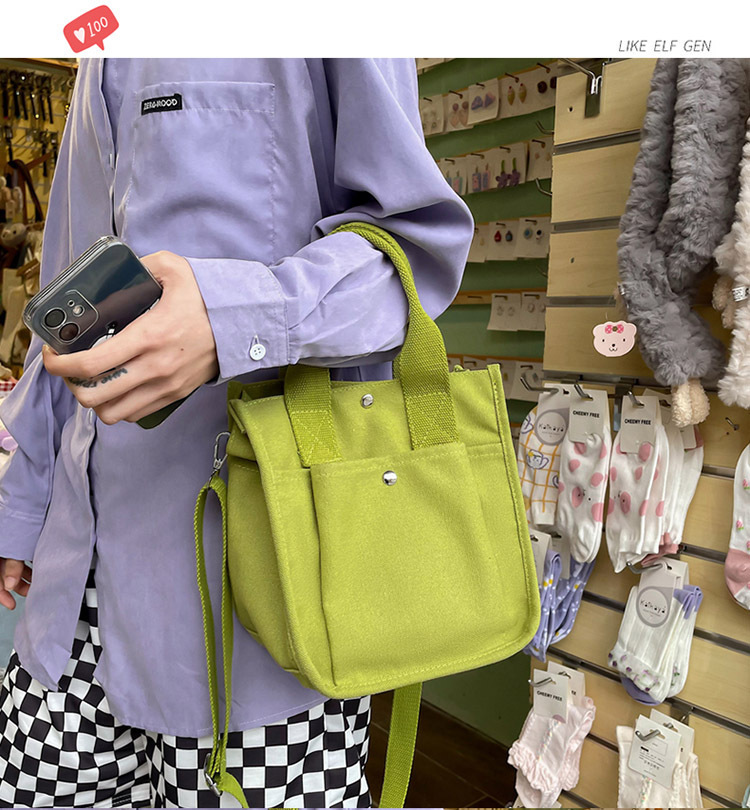 ins Japanese and Korean lazy sail bag, large-capacity hand-held shoulder crossbody bag, female college students' class handbag trend undefined