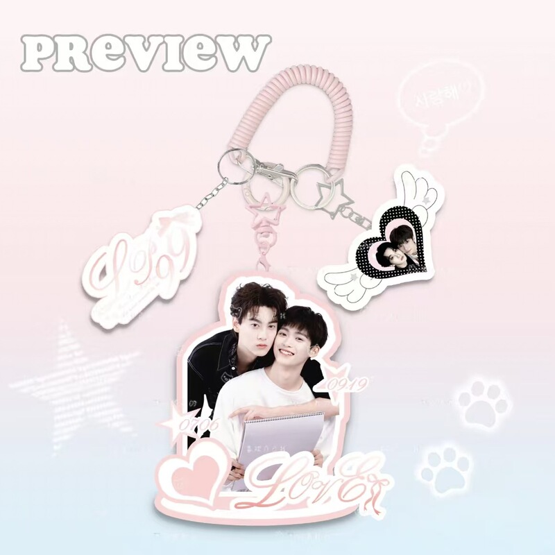 New Fan-Made High-Quality Ray-Ban Themed Acrylic Keychain Backpack Decoration Pendant Fan Merchandise