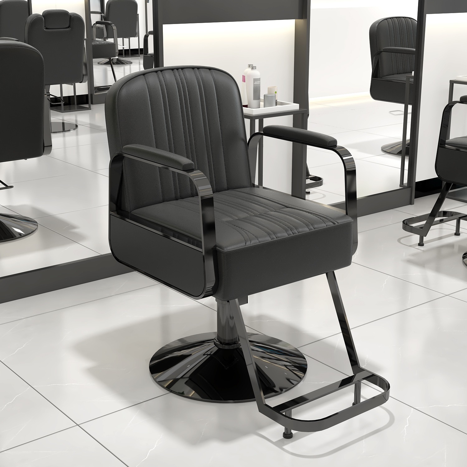 Fábrica directa silla de peluquería silla de peluquería salón de peluquería silla de corte de pelo red tienda de marea roja caída