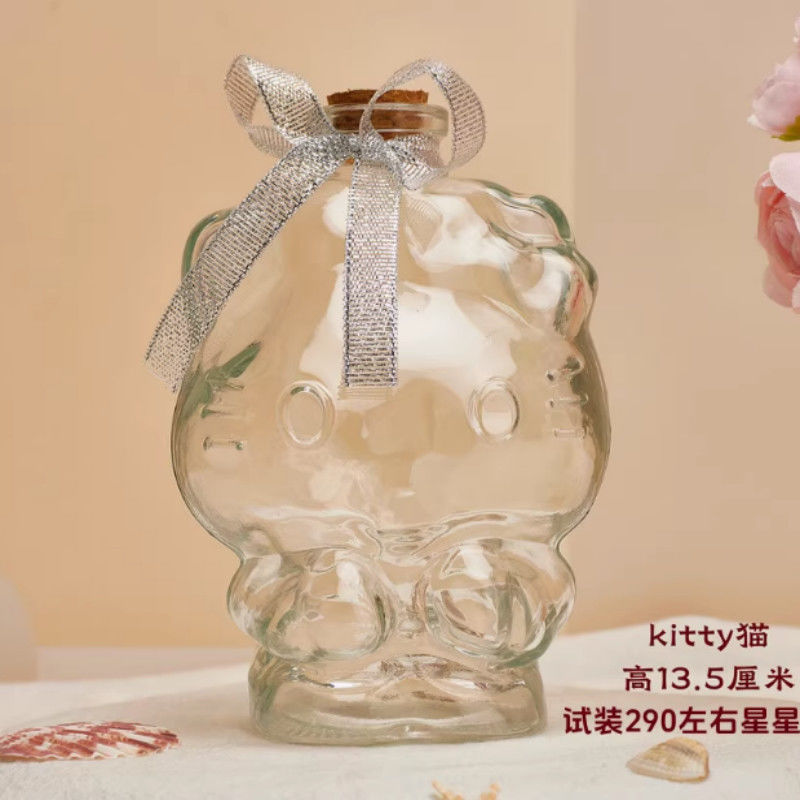 玻璃许愿瓶子木塞贝壳沙子乾燥花储物瓶彩虹瓶漂流空瓶幸运星折纸|undefined