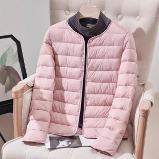 Light Down Cotton-padded Jacket Women's Short Liner 2024 New Winter Pin-fit Warm Base Inner Jacket