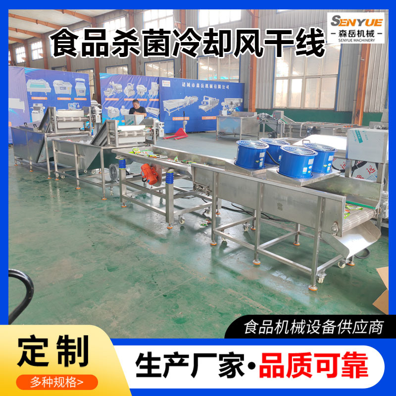 酸菜巴氏杀菌机真空食品冷却机水果酱巴士灭菌机厂家全自动