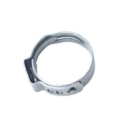 Amazon's best-selling single-ear stepless clamp water pipe hose clamp 304 stainless steel clamp pipe clamp car pipe buckle pipe clamp