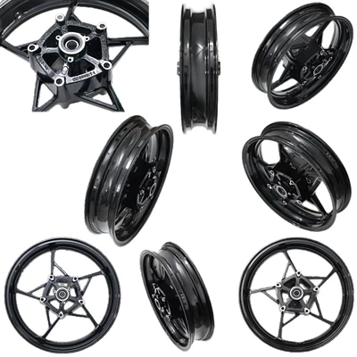 Z900 Z650 Ninja 650 2017-2025: Motorcycle wheel hub - kawasaki-z650-17-24-front-and-rear-wheel-hubs-1-pair