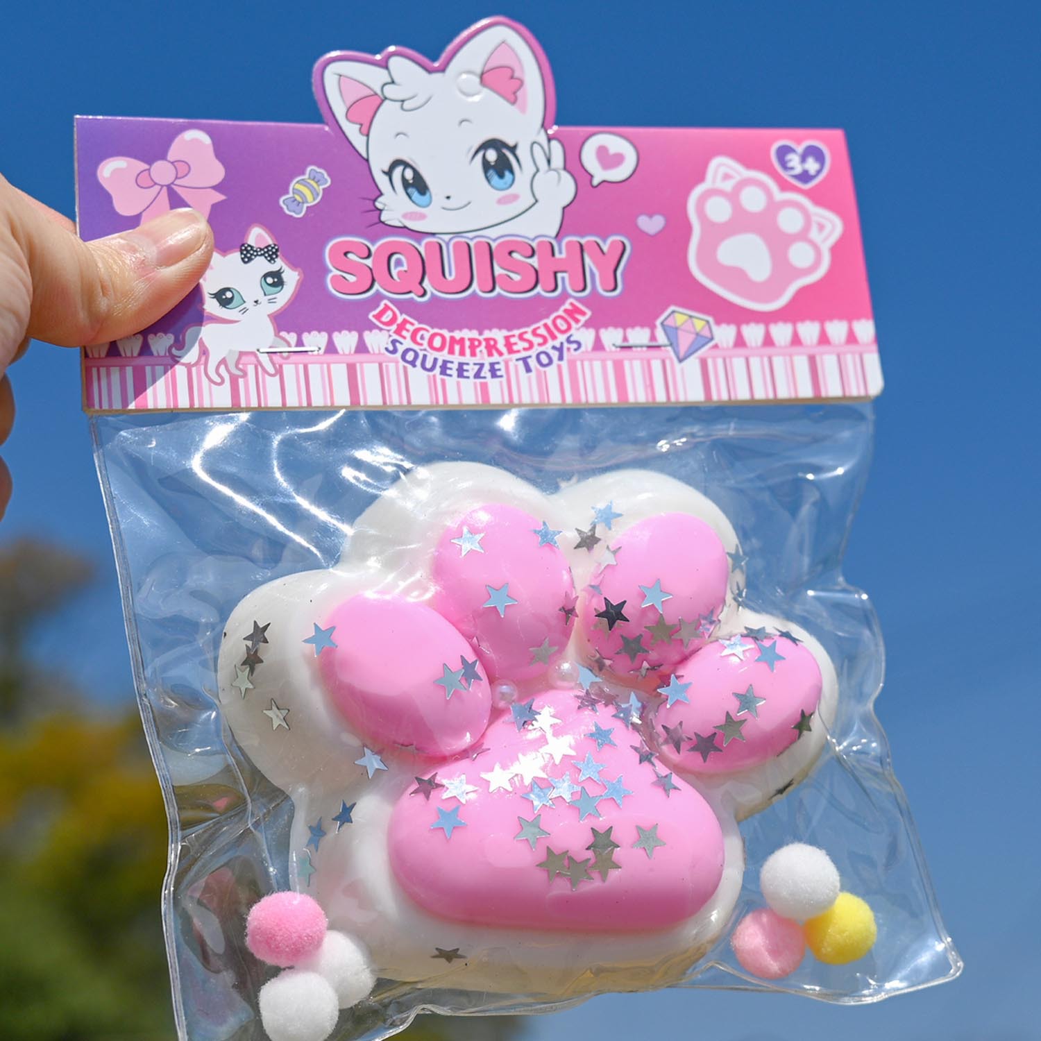 Pequeño libro rojo con garras de gato ultra suaves pellizco juguetes de descompresión divertidos juguetes de simulación de alimentos pellizco tpr artefacto de descompresión