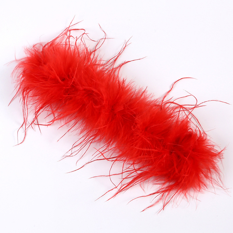 붉은 타조 깃털 반지