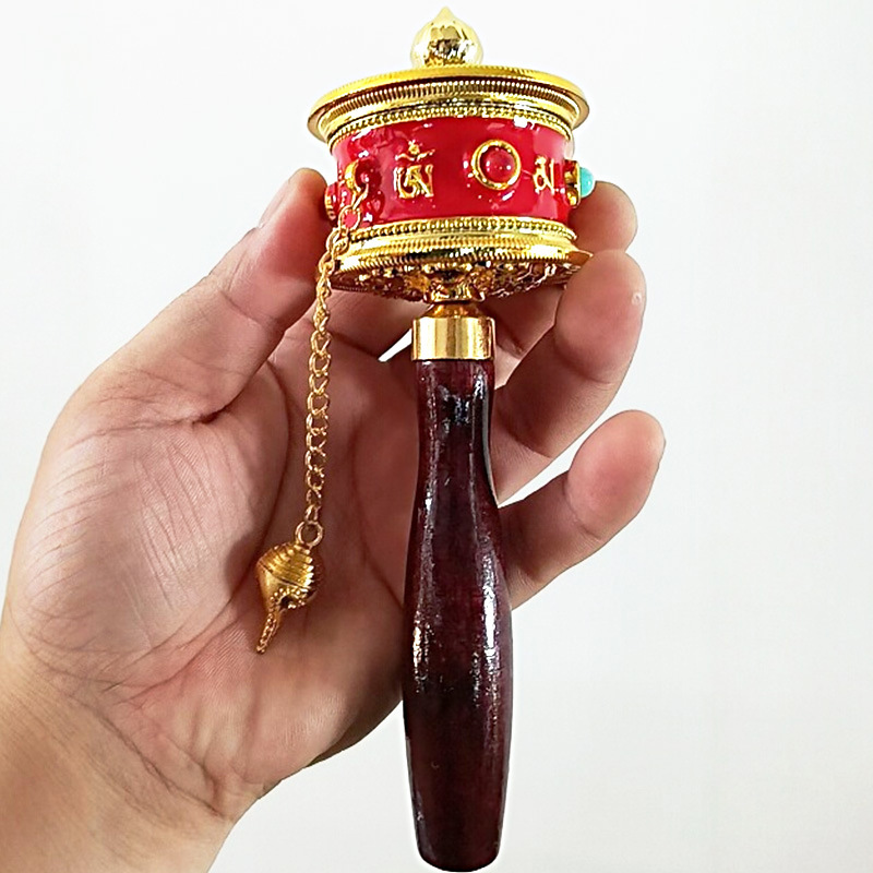 国潮转经筒摆件手摇转经筒工艺品旅游景区纪念品批发民族风中式|undefined