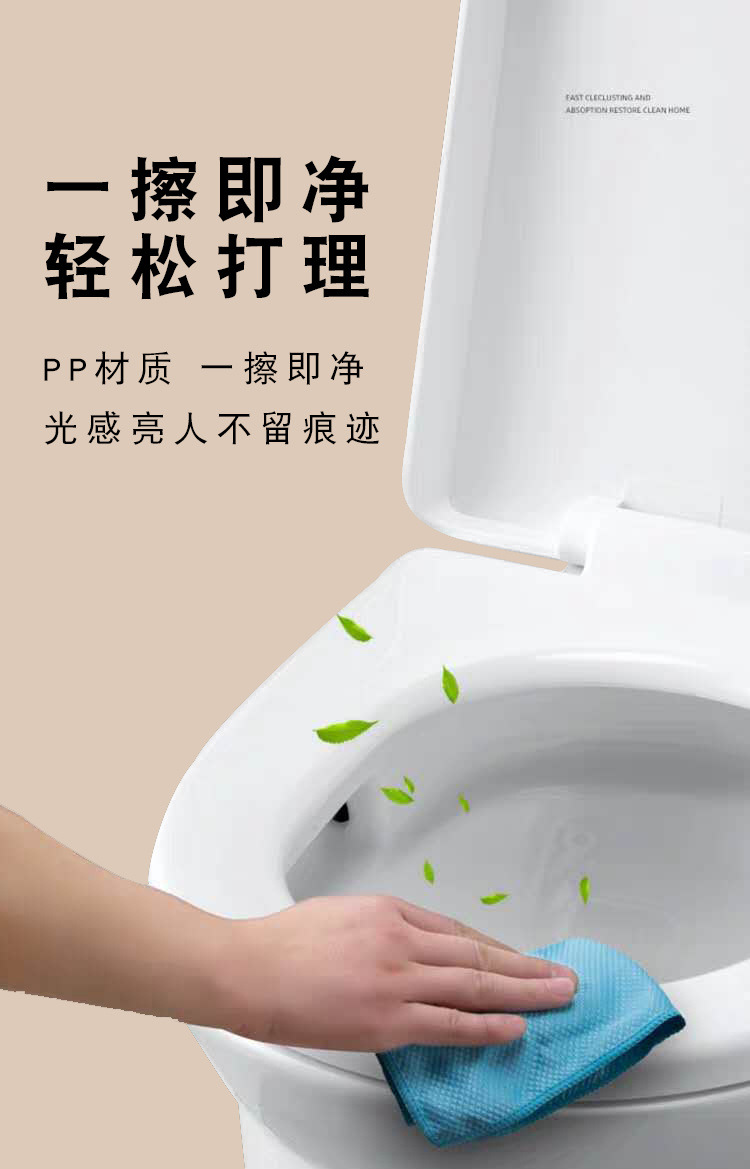 Universal thickened household toilet seat cover, top-mounted toilet seat cover accessories, old-fashioned U-shaped seat cover undefined