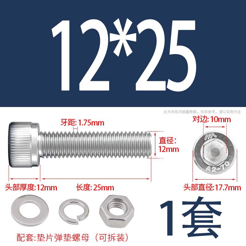 304 acero inoxidable hexagonal socket tuerca junta conjunto alargado cilindro cabeza taza perno tornillo