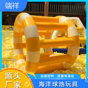 Millions of ocean ball pool toys children's indoor naughty Castle inflatable toys Large Whale Island Paradise Hot Wheels