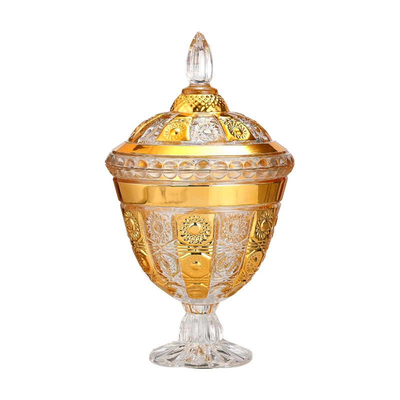 Glass storage system solar-powered, accessory, box, European style, light luxury style