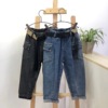 Autumn trousers brand Children's clothing work clothes Elastic force Jeans