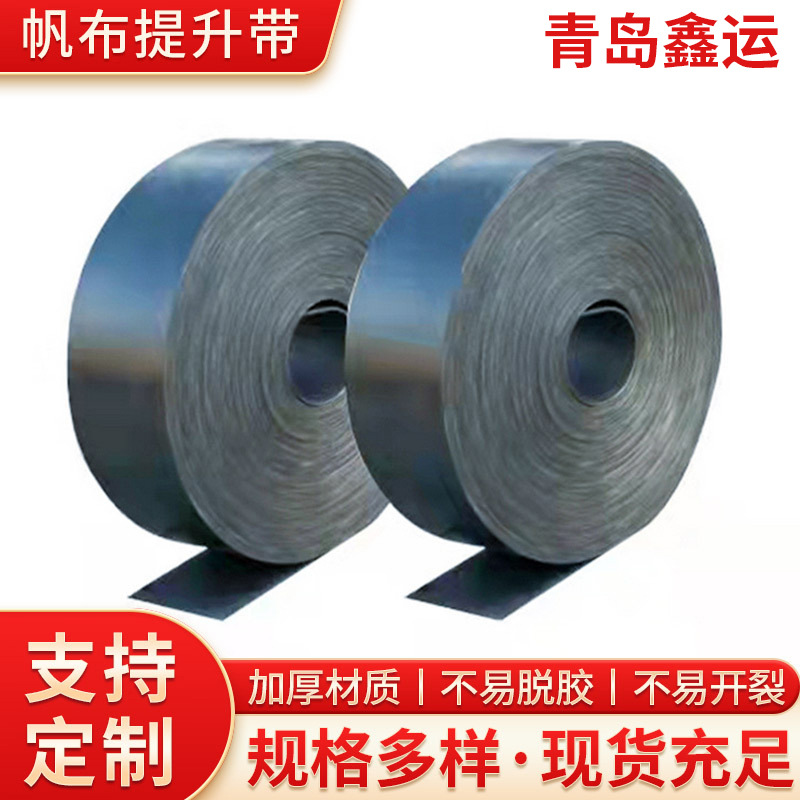 厂家供应防撕裂钢丝绳提升带帆布提升带耐磨耐寒阻燃钢丝绳输送带