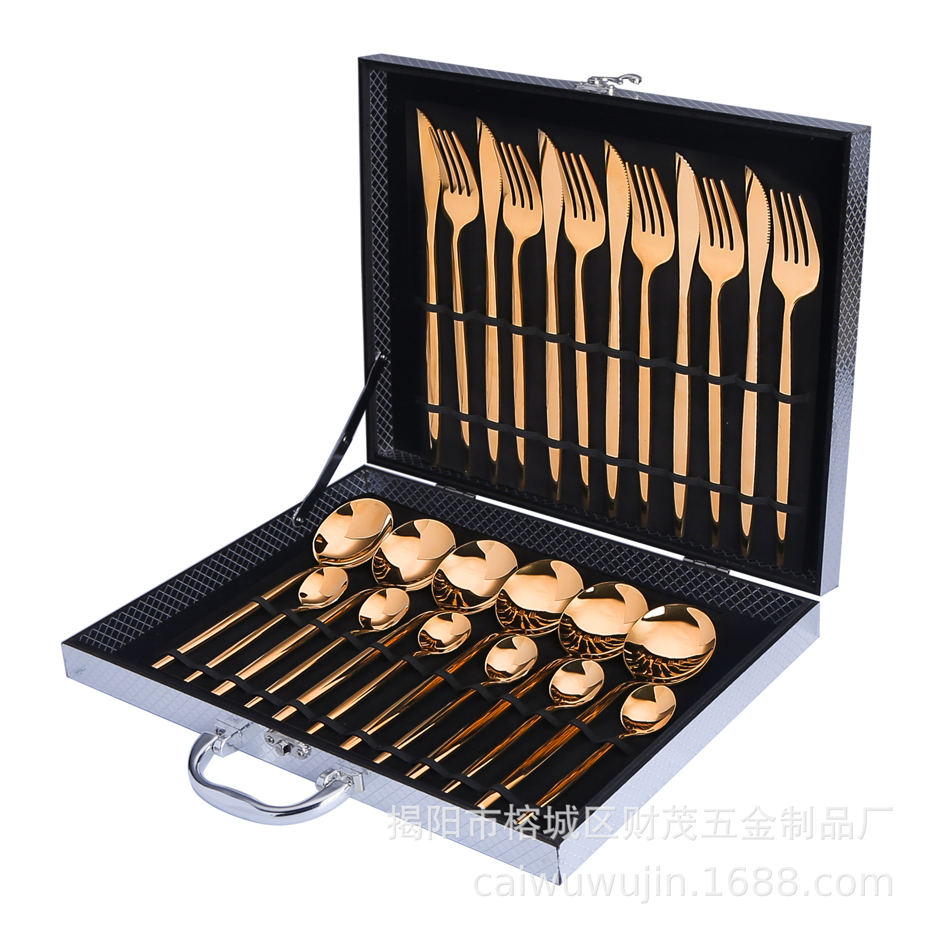 로즈 골드 24개 세트/실버 선물 상자