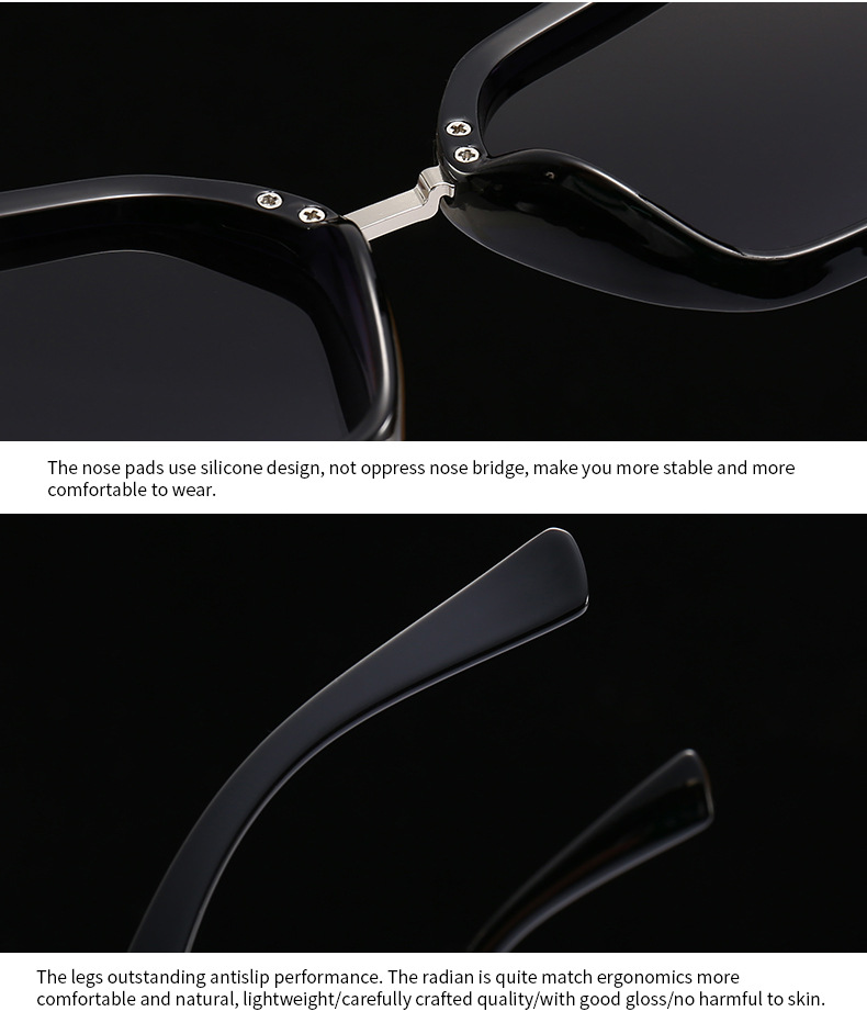 Square Sunglasses For Men Large Frame Retro Modern Style_voghion.com