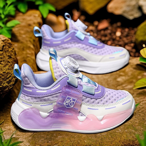 Bestselling Kids' Shoes 6-12 Button Fashion Breathable Mesh Shoes for Big Kids Girls Sports Shoes Running Shoes