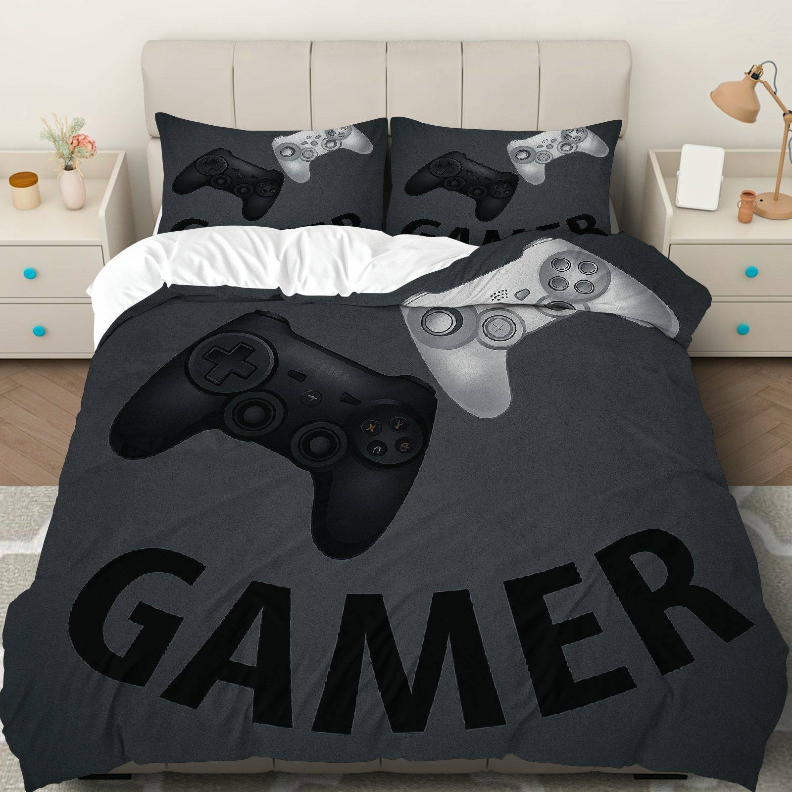 Textil doméstico transfronterizo abrasivo digital impresión quilt kit retro mango de juego fuente fábrica asume TEMU / JIT