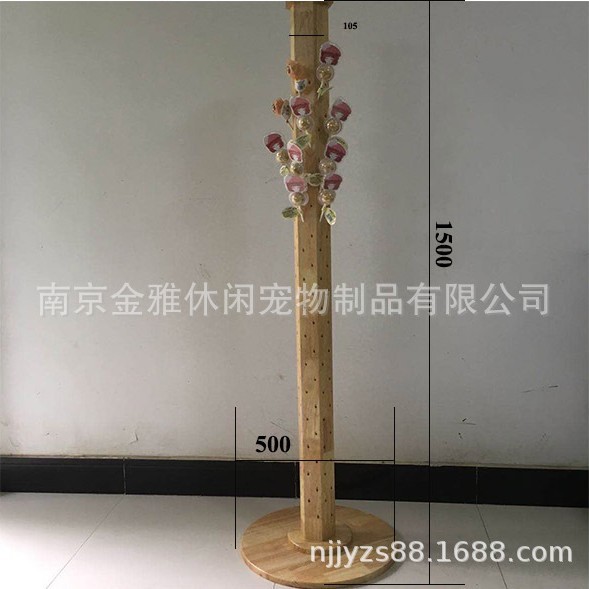 实木棉花糖棒棒糖奶酪棒展示架棒棒糖架子展示架多层圆形插孔拆装