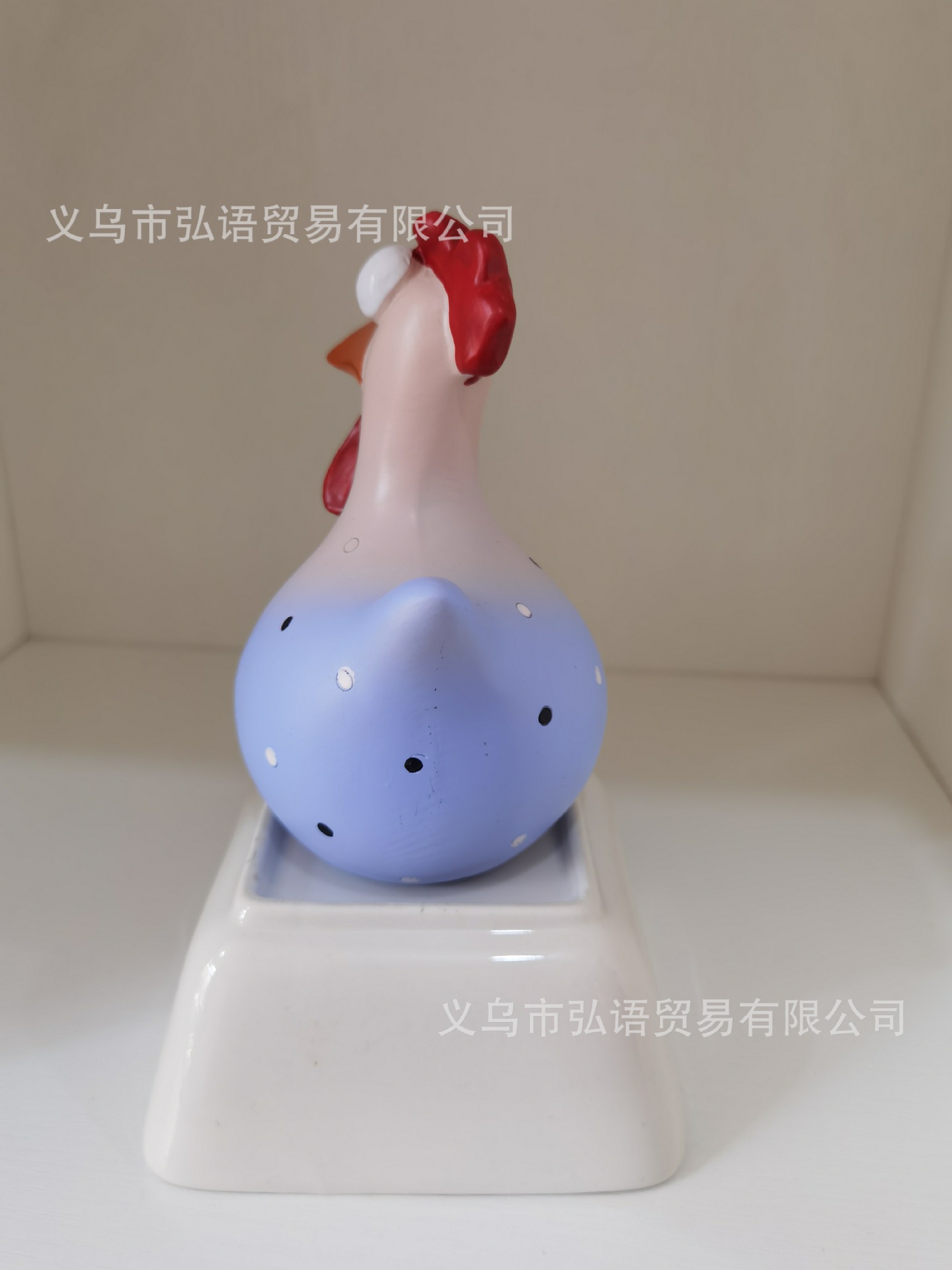 Fairy Statue跨境外贸树脂工艺品大眼鸡吊脚鸡长脚挂件摆件园林装详情11