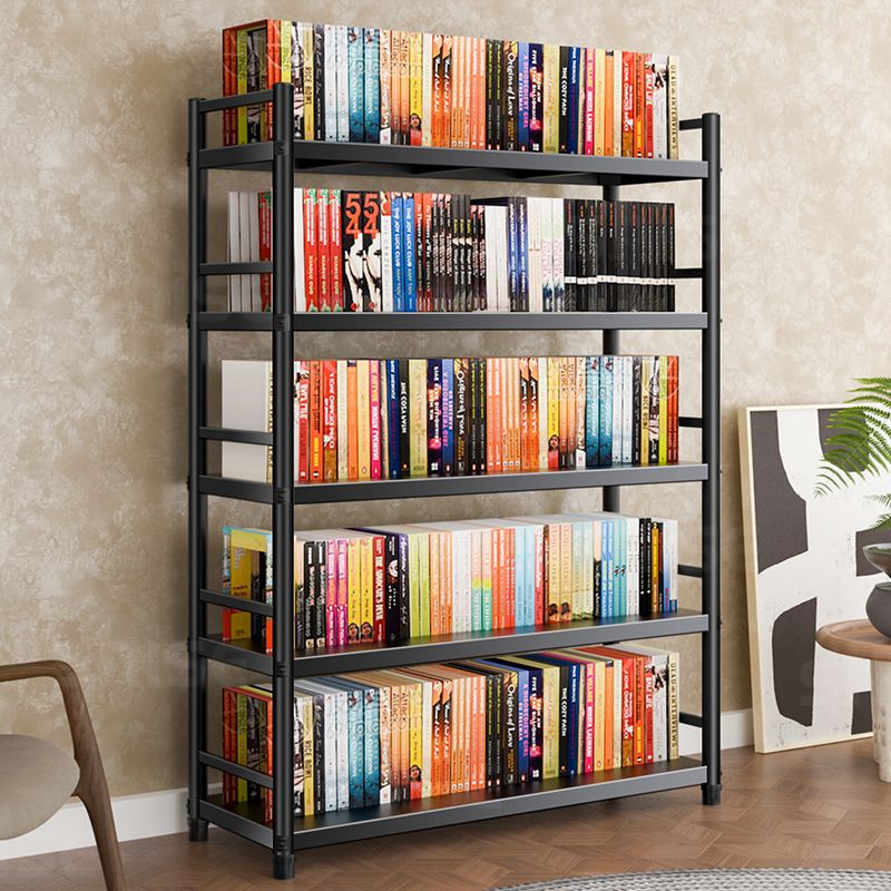 Steel Fence Bookshelf Floor-Standing Multi-Layer Shelf Storage Living Room Bookcase Kitchen Multi-Functional Dormitory Bedroom Storage Rack
