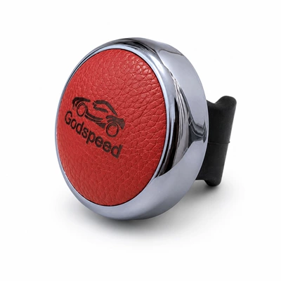 Steering wheel booster Bearing Type for Cars and - skin-texture-red
