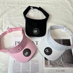Summer New Baseball Cap with Open Top, Outdoor Sun Protection, Fashionable Casual Summer Visor Letter Cap