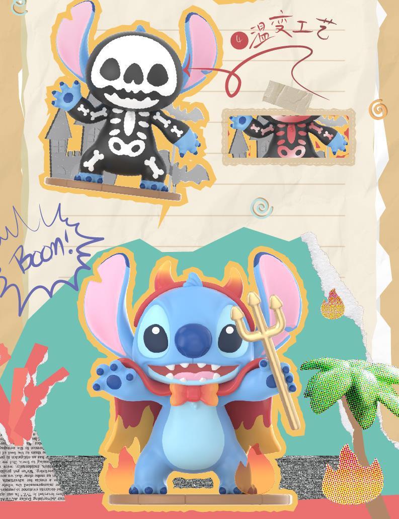 TOPTOY史迪仔盲盒迪士尼史迪奇搞怪日记系列手办桌面摆件手办礼物