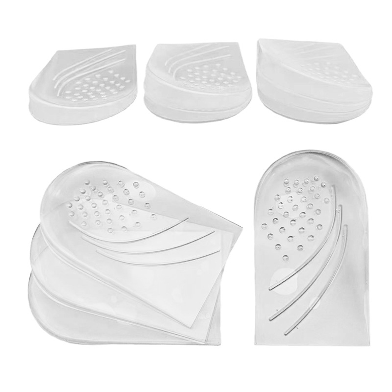 跨境多层叠加矫正垫XO型腿后跟垫纠正内外八字脚半码垫GEL足跟垫