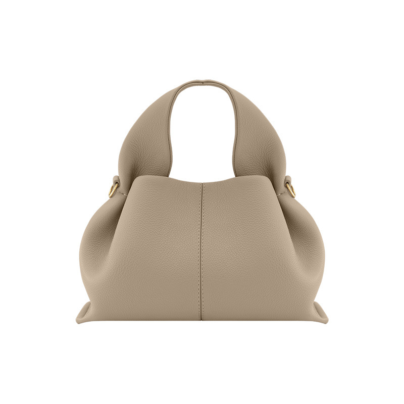 Polene nicho francés 2024 primavera nuevo bolso de albóndigas de piel de vaca bolso de bolsa de nubes