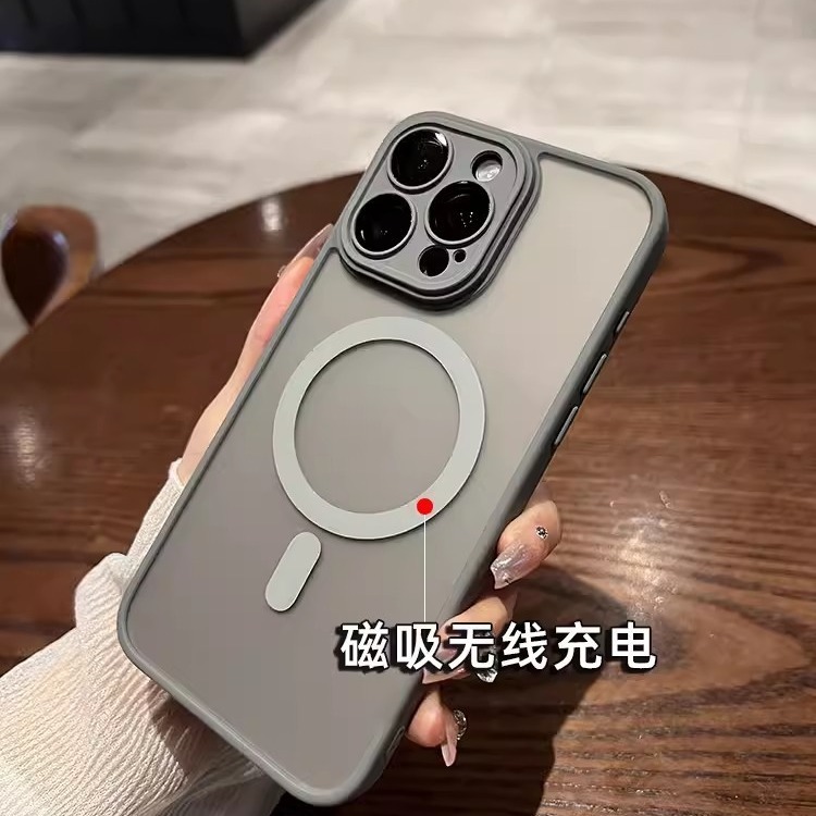 iPhone17対応 マグネット式スマホケース マット仕上げ エレガントな保護ケース Apple 16 Pro Max 肌触り 15 全面保護ケース 14|undefined