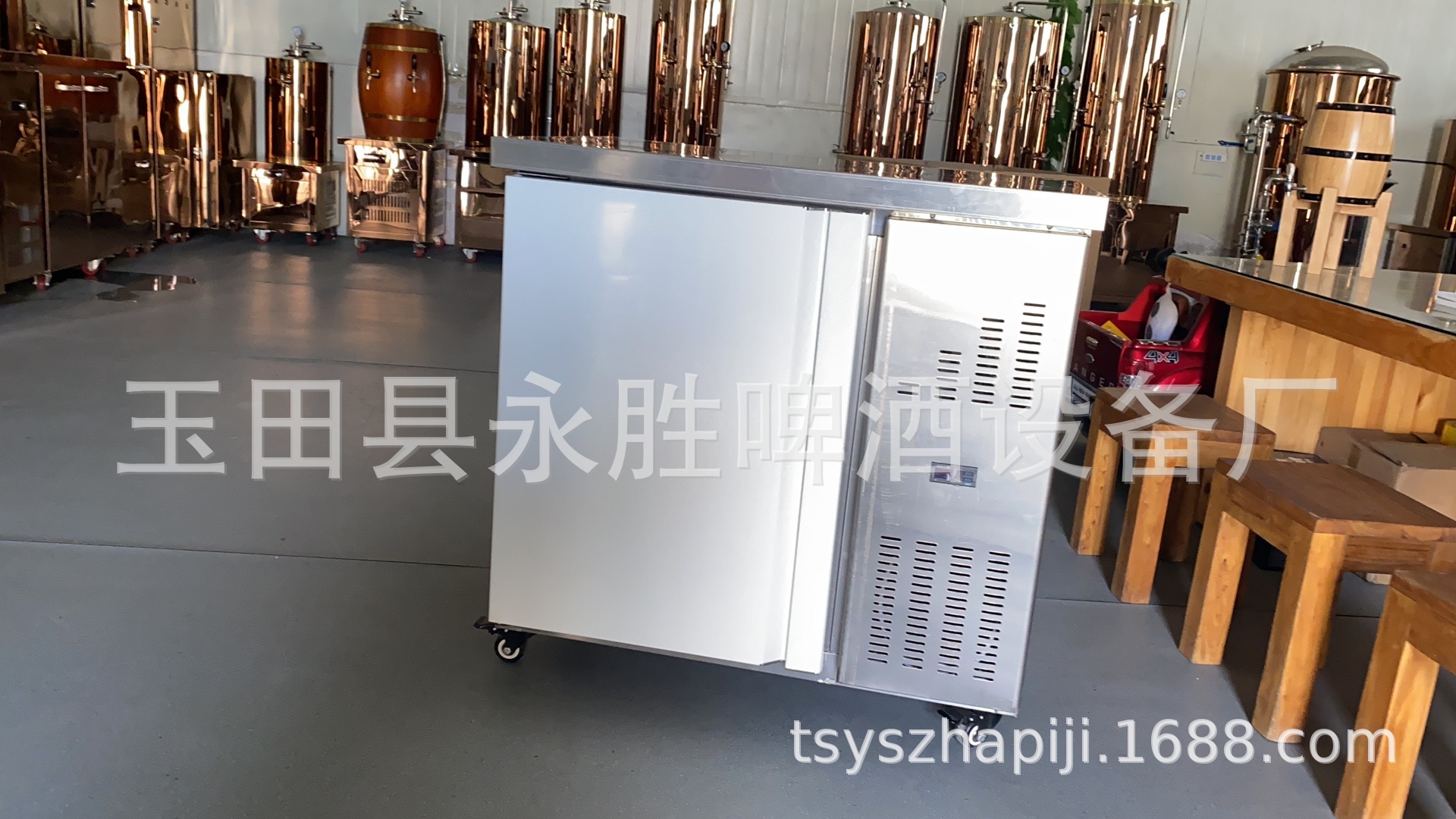 60L自酿鲜啤酒售酒柜 180L小型商用扎啤机 制冷啤酒保鲜柜