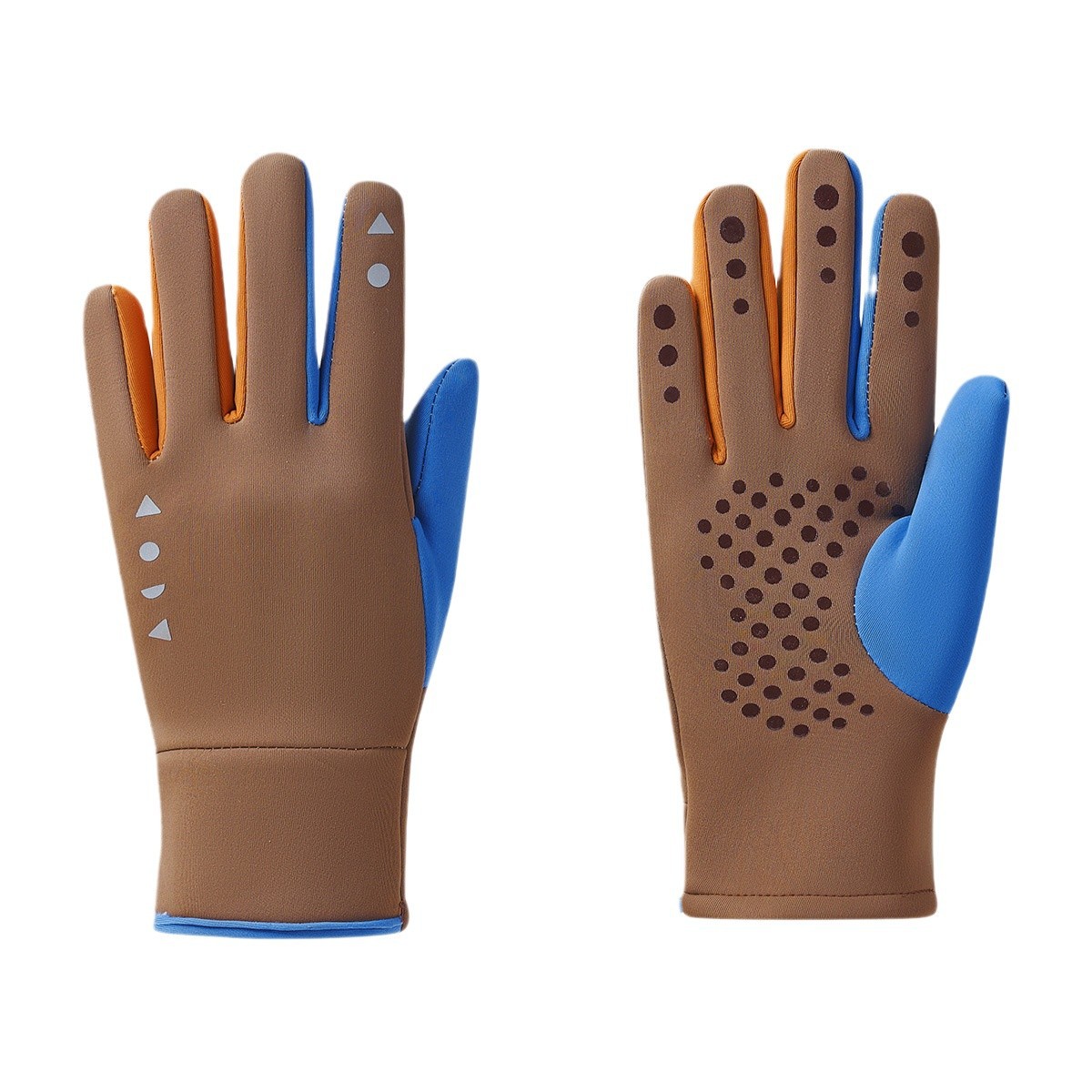 Guantes de árbol KK para niños otoño y invierno con terciopelo para niños y niñas al aire libre para montar a prueba de viento antideslizante antiestático