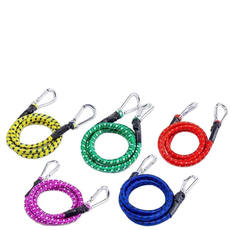 Embalaje con gancho cuerda elástica banda de goma cuerda elástica cuerda elástica de motocicleta cuerda de raíz elástica red al por mayor