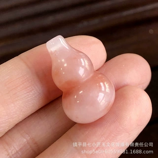 新疆金丝玉小葫芦吊坠挂件 玉石葫芦玉坠金丝玉葫芦定制服务