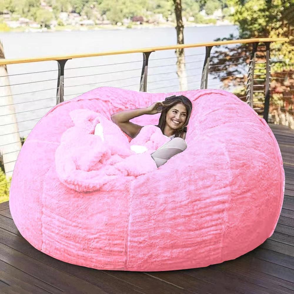 Bolso de frijoles de sofá perezoso Amazon venta caliente transfronteriza bolsa de esponja juego de sofá de bola redonda tatami ventas directas de fábrica image 12