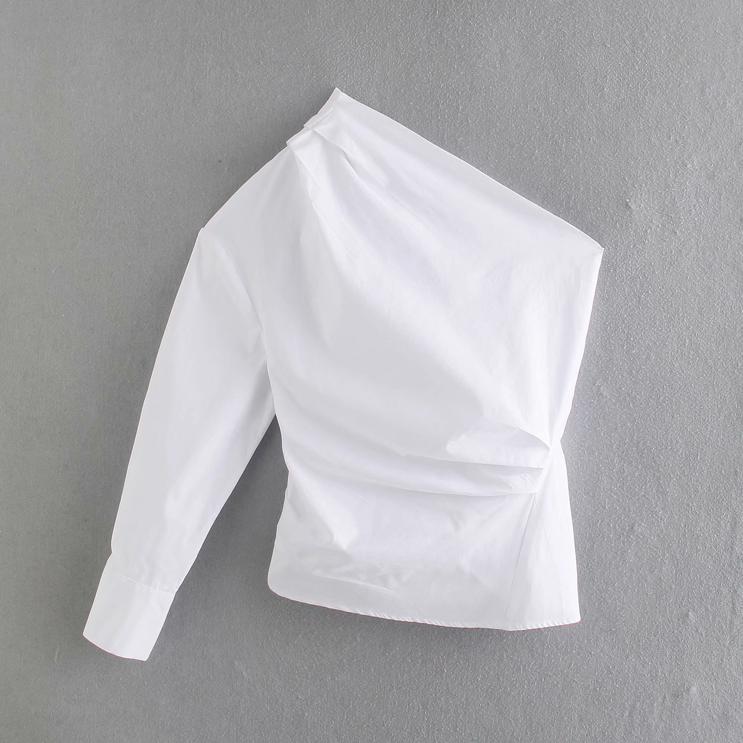 spring new poplin white shirt NSAM47577