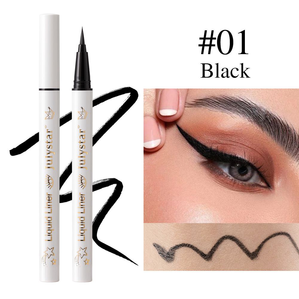 Julystar Non-smudging Long-lasting Waterproof Eyeliner Pen 6-piece set, eye makeup pen wholesale for the under-eye range undefined