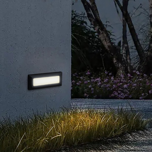 Surface-Mounted Foot Lamp, Outdoor Waterproof Step Lamp, Ramp Lamp, Kick Lamp, Stair Aisle Side Wall Lamp, Led Corner Lamp