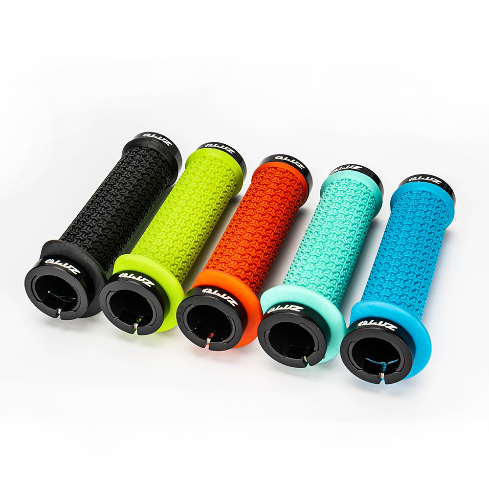 ZTTO Bicicleta de montaña Cubierta de mango universal Cubierta de mango de silicona Cubierta de agarre antideslizante Guantes de manillar plegables de vuelo muerto